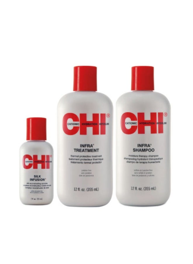 تشي مجموعة عناية الانفرا (شامبو وبلسم وسيرم ) - Image 2